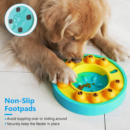 🐶🐱 Puzzle Slow Feeder – Interactive Treat Dispensing Bowl for Dogs & Cats