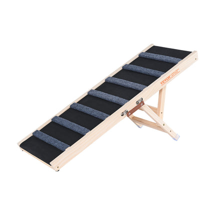 🐶 Folding Dog Ramp – Adjustable Pet Ramp for Bed, Sofa & Car